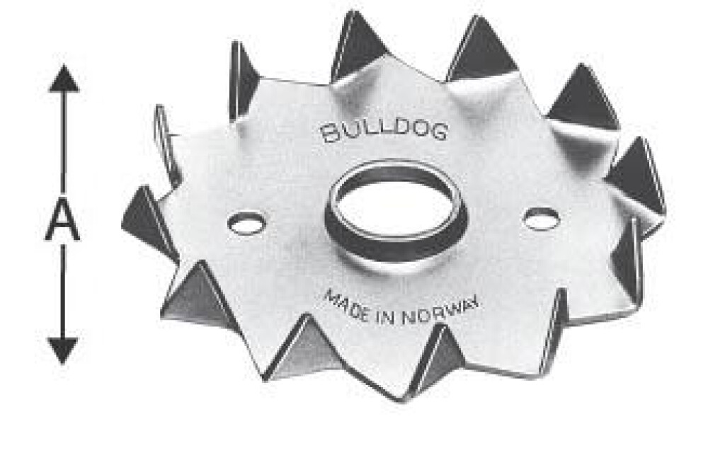 Bulldog Holzverbinder ES  50  M 12 einseitig, feuerverzinkt (Typ C2)